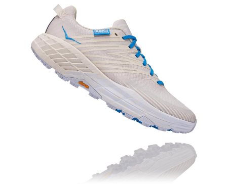 Hoka One One X Tint Speedgoat 4 Moški Trail Tekaški Čevlji Bež / Modra SI-659324W